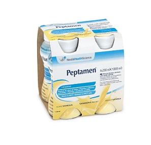 PEPTAMEN VANIGLIA 4 X 200 ML - Farmacia Mastrangelo 