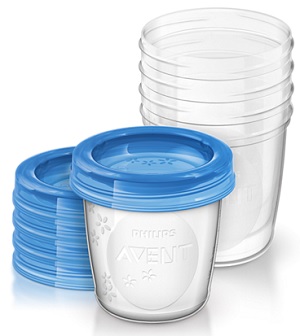 AVENT VASETTI VIA COPERCHIO 180 ML 5 PEZZI - Farmacia Mastrangelo 