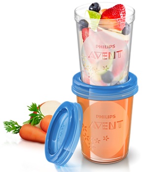 AVENT VASETTI VIA COPERCHIO 240 ML 5 PEZZI - Farmacia Mastrangelo 