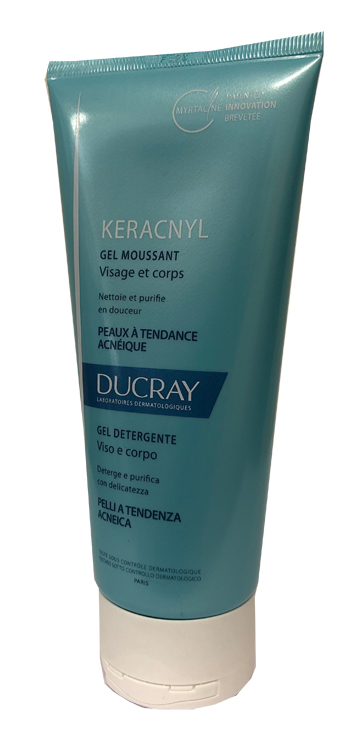KERACNYL GEL MOUSSANT VISO CORPO 200 ML - Farmacia Mastrangelo 