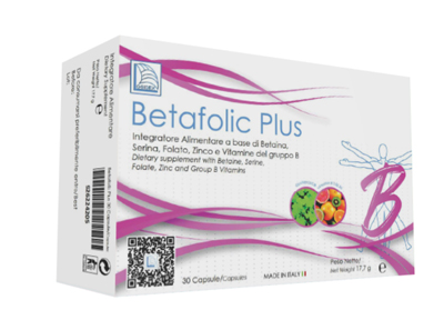BETAFOLIC PLUS 30 CAPSULE ASTUCCIO 18,6 G - Farmacia Mastrangelo 