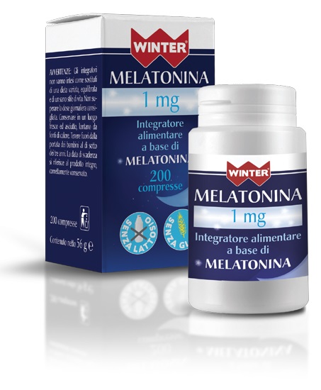 WINTER MELATONINA 1 MG 200 COMPRESSE - Farmacia Mastrangelo 