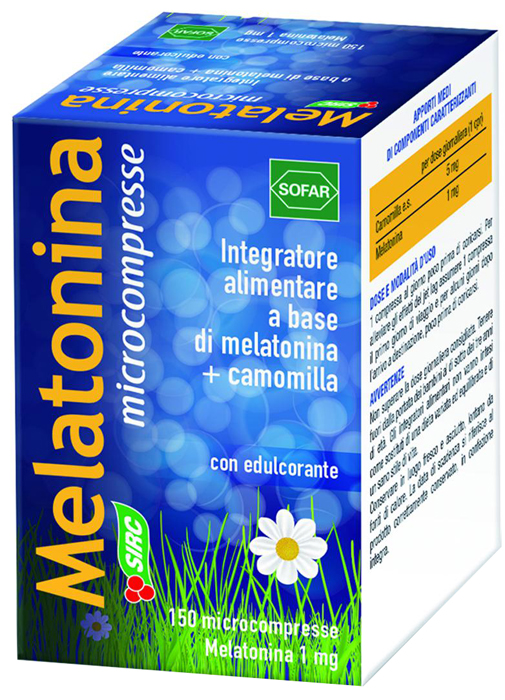 MELATONINA 150 MICROCOMPRESSE - Farmacia Mastrangelo 