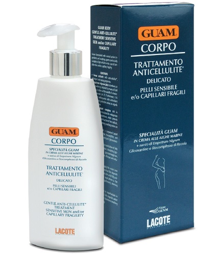 GUAM CREMA CORPO TRATTAMENTO ANTICELLULITE DELICATO PER PELLI SENSIBILI E O CAPILLARI FRAGILI 200 ML - Farmacia Mastrangelo 
