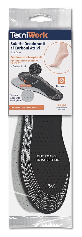 SOLETTE DEODORANTI AI CARBONI ATTIVI 1 PAIO - Farmacia Mastrangelo 