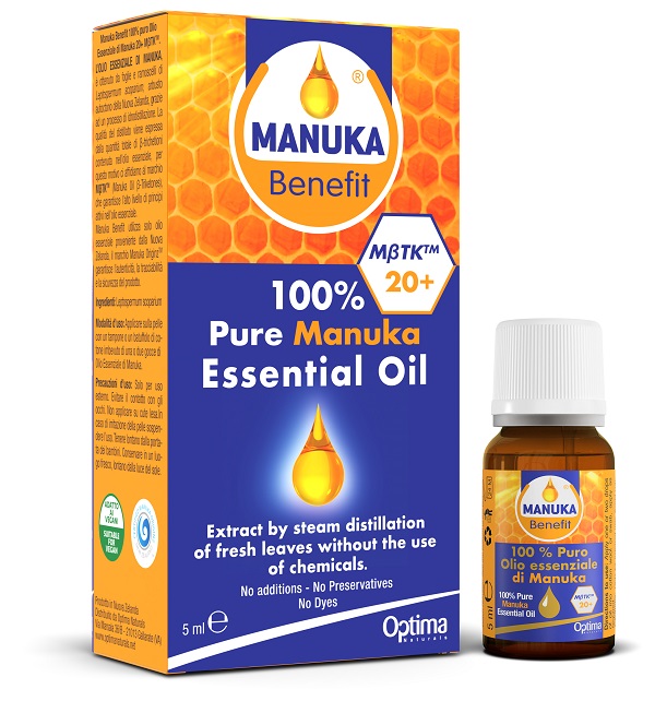 MANUKA BENEFIT OLIO ESSENZIALE DI MANUKA 5 ML - Farmacia Mastrangelo 