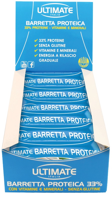 ULTIMATE BARRETTA PROTEICA GUSTO COCCO 24 PEZZI - Farmacia Mastrangelo 