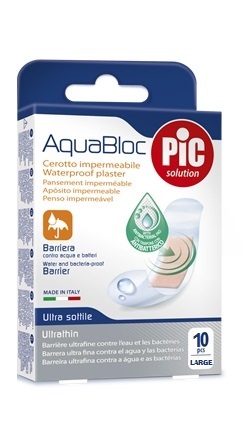 CEROTTO PIC AQUABLOC 25X72MM ANTIBATTERICO 10 PEZZI - Farmacia Mastrangelo 