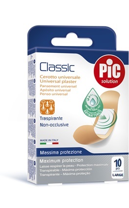 CEROTTO PIC CLASSIC 25X72 MM 10 ANTIBATTERICO 10 PEZZI - Farmacia Mastrangelo 