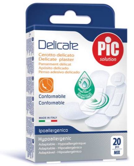 CEROTTO PIC DELICATE MIX 20 CEROTTI ANTIBATTERICO - Farmacia Mastrangelo 