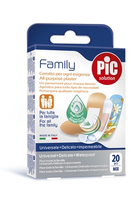 CEROTTO PIC STRIP FAMILY 20 PEZZI ANTIBATTERICO CON TAMPONE - Farmacia Mastrangelo 