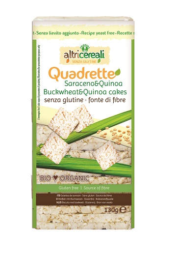 ALTRICEREALI QUADRETTE SARACENO E QUINOA BIO 130 G - Farmacia Mastrangelo 