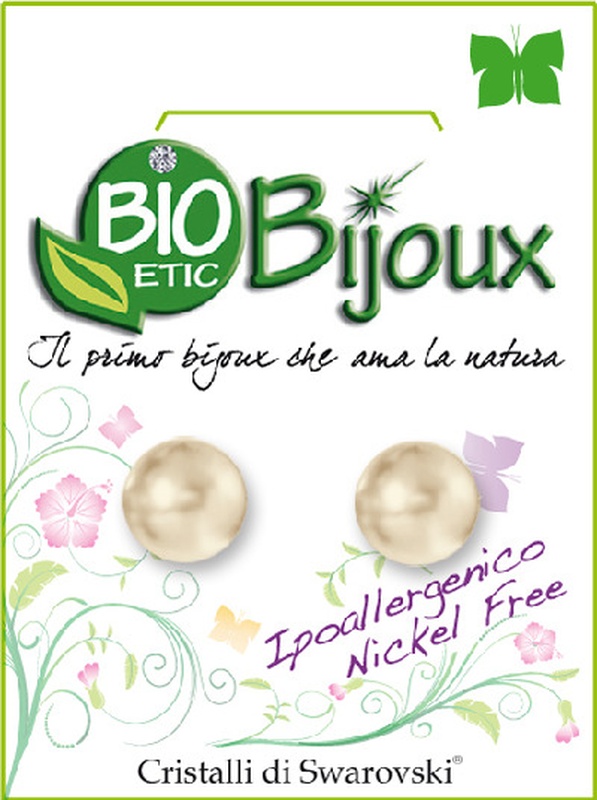 ORECCHINO PERLA 8MM CREAMROSE - Farmacia Mastrangelo 