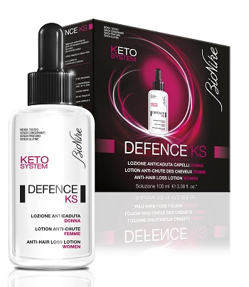 DEFENCE KS LOZIONE ANTICADUTA DONNA 100 ML - Farmacia Mastrangelo 