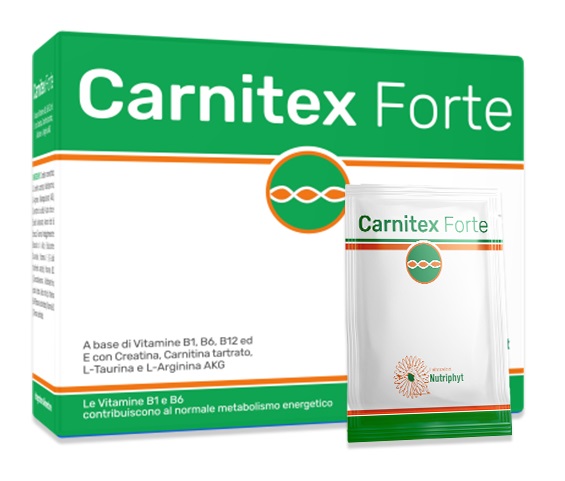 CARNITEX FORTE 20 BUSTINE 100 G - Farmacia Mastrangelo 