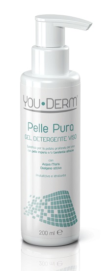 YOUDERM PELLE PURA GEL DETERGENTE VISO 200 ML - Farmacia Mastrangelo 