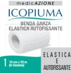 ICOPIUMA BENDA GARZA ELASTICA AUTOFISSANTE CM 10X20 MT - Farmacia Mastrangelo 