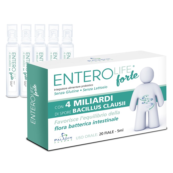ENTEROLIFE FORTE 4 MILIARDI 20 FIALE DA 5 ML - Farmacia Mastrangelo 