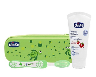 CHICCO SET DENTALE VERDE CON FLUORO - Farmacia Mastrangelo 