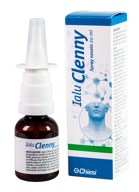 IALU CLENNY SPRAY NASALE SOLUZIONE SALINA ISOTONICA CON ACIDO IALURONICO E SALE SODICO 20 ML - Farmacia Mastrangelo 