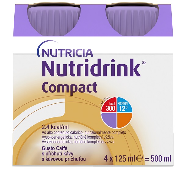 NUTRICIA NUTRIDRINK COMPACT GUSTO CAFFE' 4 BOTTIGLIE DA 125 ML - Farmacia Mastrangelo 