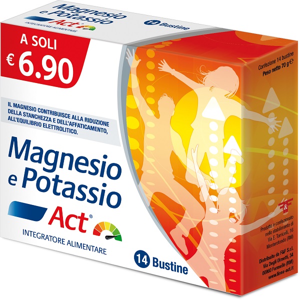 MAGNESIO E POTASSIO ACT 14 BUSTINE - Farmacia Mastrangelo 