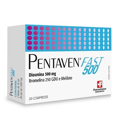 PENTAVEN FAST 500 20 COMPRESSE - Farmacia Mastrangelo 