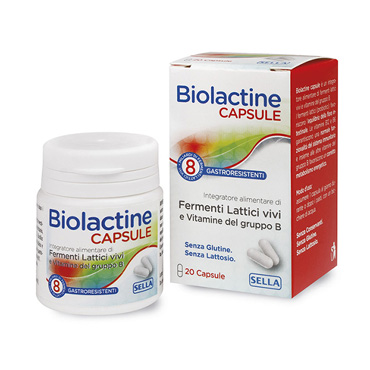 BIOLACTINE FERMENTI + VITAMINE 20 CAPSULE - Farmacia Mastrangelo 