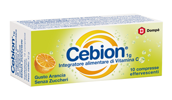 CEBION EFFERVESCENTE VIT C SENZA ZUCCHERO 10 COMPRESSE - Farmacia Mastrangelo 