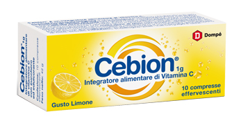 CEBION EFFERVESCENTE VITAMINA C LIMONE 10 COMPRESSE - Farmacia Mastrangelo 