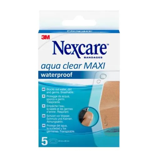 CEROTTO NEXCARE AQUA 360 60X89 MAXI 5 PEZZI - Farmacia Mastrangelo 