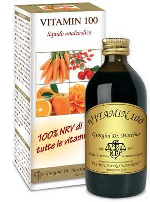 VITAMIN 100 LIQUIDO ANALCOLICO 200 ML - Farmacia Mastrangelo 