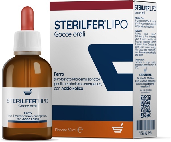 STERILFER LIPO GOCCE 30 ML - Farmacia Mastrangelo 