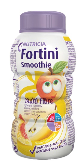 FORTINI SMOOTHIE MULTI FIBRE GUSTO FRUTTI GIALLI 200 ML - Farmacia Mastrangelo 