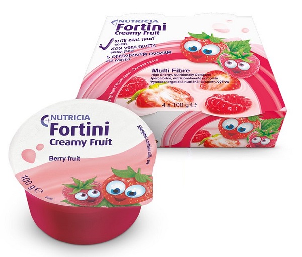 FORTINI CREAMY FRUIT MULTI FIBRE FRUTTI ROSSI 4X100 G - Farmacia Mastrangelo 