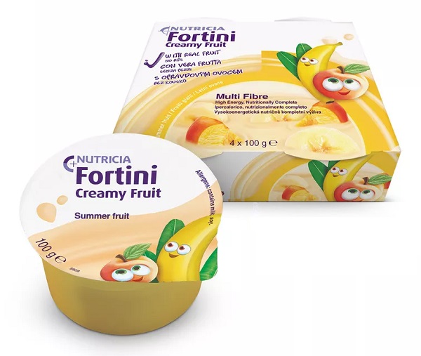 FORTINI CREAMY FRUIT MULTI FIBRE FRUTTI GIALLI 4X100 G - Farmacia Mastrangelo 