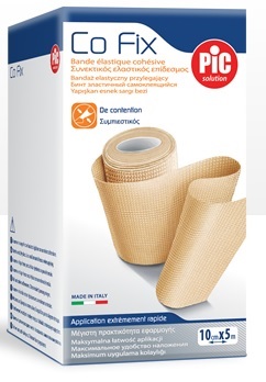 BENDA ELASTICA PIC CO FIX AUTOADESIVA 10X5CM MEDIUM ASTUCCIO - Farmacia Mastrangelo 
