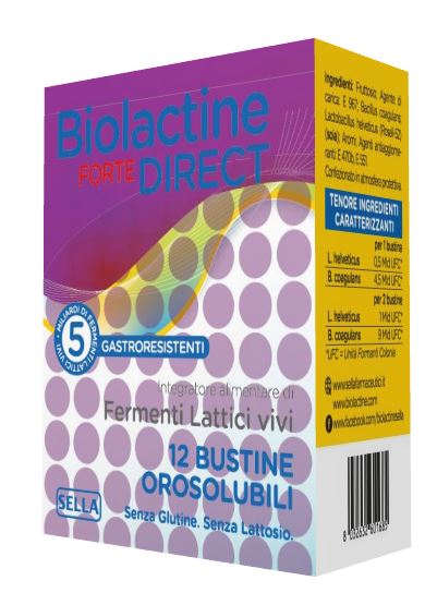 BIOLACTINE FORTE DIRECT 12 BUSTINE - Farmacia Mastrangelo 