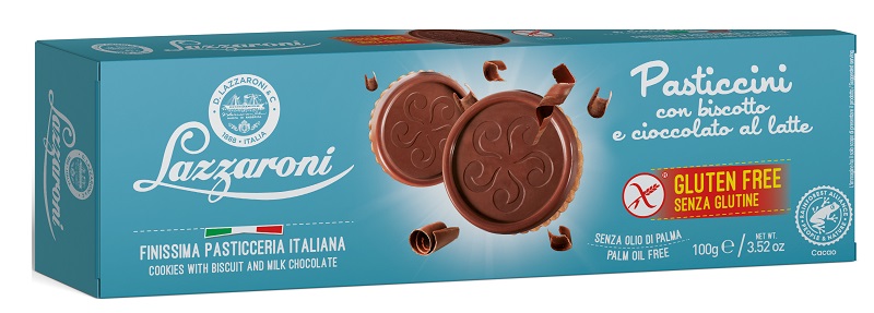 PASTICCINI BISCOTTO/CIOCCOLATO AL LATTE 100 G - Farmacia Mastrangelo 