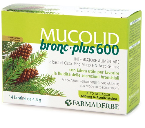 MUCOLID BRONC PLUS 600 14 BUSTINE - Farmacia Mastrangelo 