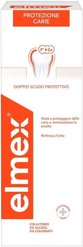 ELMEX PROTEZIONE CARIE COLLUTORIO FLUORURO AMMINICO 400 ML - Farmacia Mastrangelo 