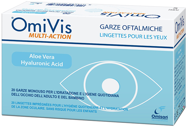 GARZE OFTALMICHE OMIVIS 20 PEZZI - Farmacia Mastrangelo 