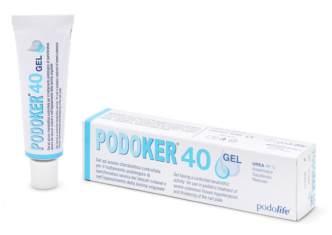 PODOKER 40 GEL AZIONE CHERATOLITICA TUBO DA 30 ML CON APPLICATORE - Farmacia Mastrangelo 