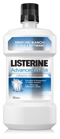 LISTERINE ADVANCE WHITE 500 ML - Farmacia Mastrangelo 