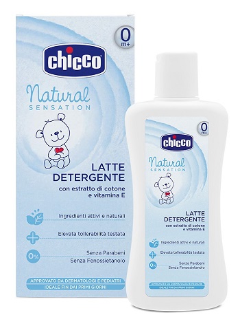 CHICCO LATTE DETERGENTE NATURAL SENSATION 500 ML - Farmacia Mastrangelo 