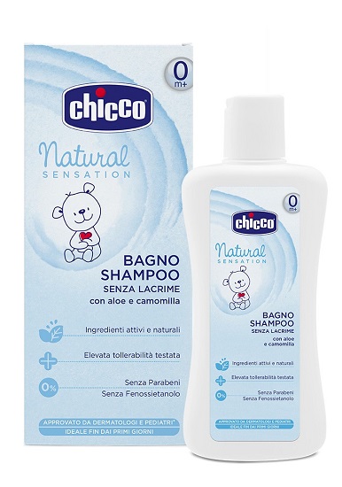 CHICCO BAGNO SHAMPOO NATURAL SENSATION 200 ML - Farmacia Mastrangelo 