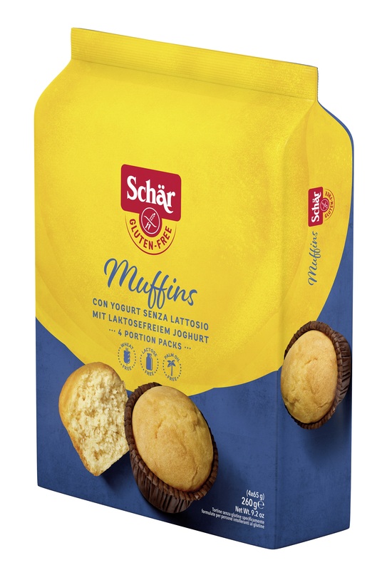 SCHAR MUFFINS SENZA LATTOSIO 4 PORZIONI DA 65 G - Farmacia Mastrangelo 
