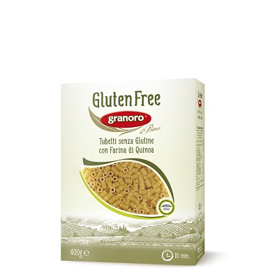 GLUTEN FREE GRANORO TUBETTI 400 G - Farmacia Mastrangelo 