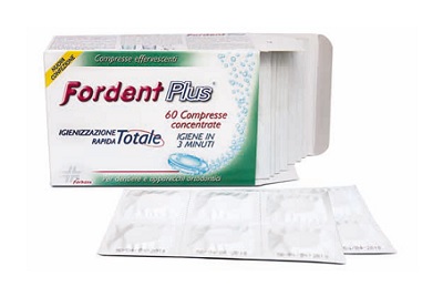 FORDENT PLUS 60 COMPRESSE CONCENTRATE PER DENTIERE E APPARECCHI ORTODONTICI - Farmacia Mastrangelo 