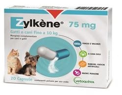 ZYLKENE CANI E GATTI FINO A 10KG 20 CAPSULE 75 MG - Farmacia Mastrangelo 